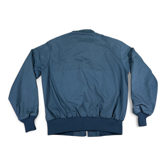 Vintage King Louie Jacket Adult SMALL Blue FBi Buildings Patch USA Union 80s - Picture 3 of 10